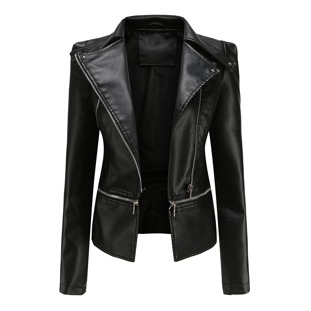 EB | Slim Fit Bikerjacke für Frauen