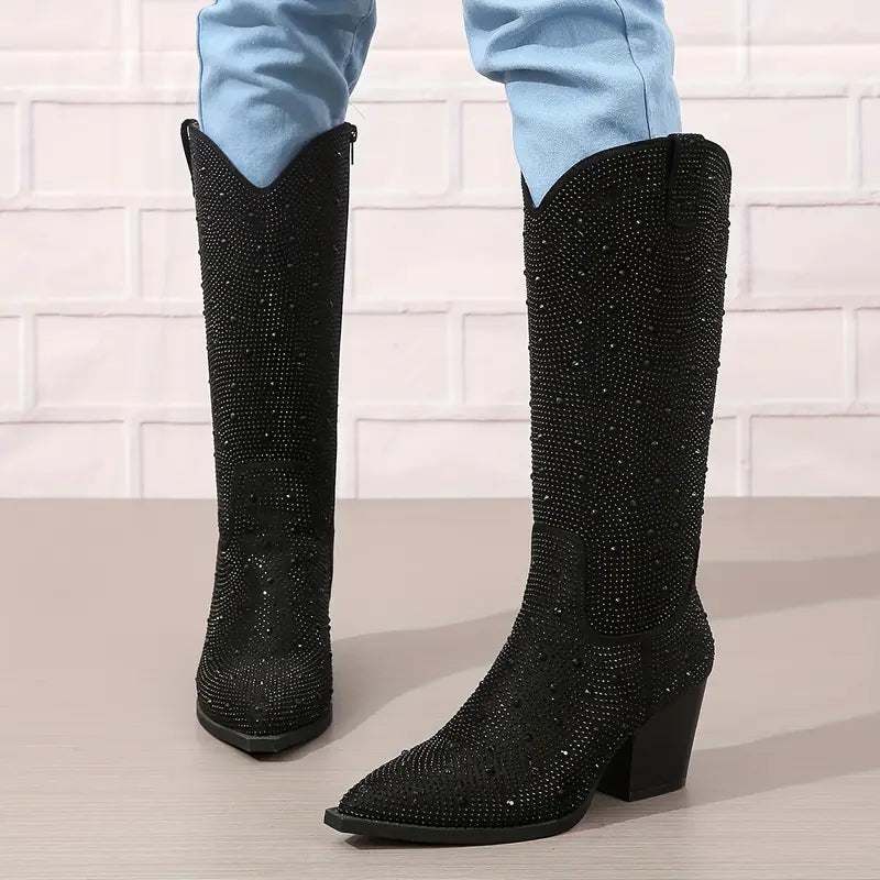 EB | Glitzernde Cowboy-Stiefel