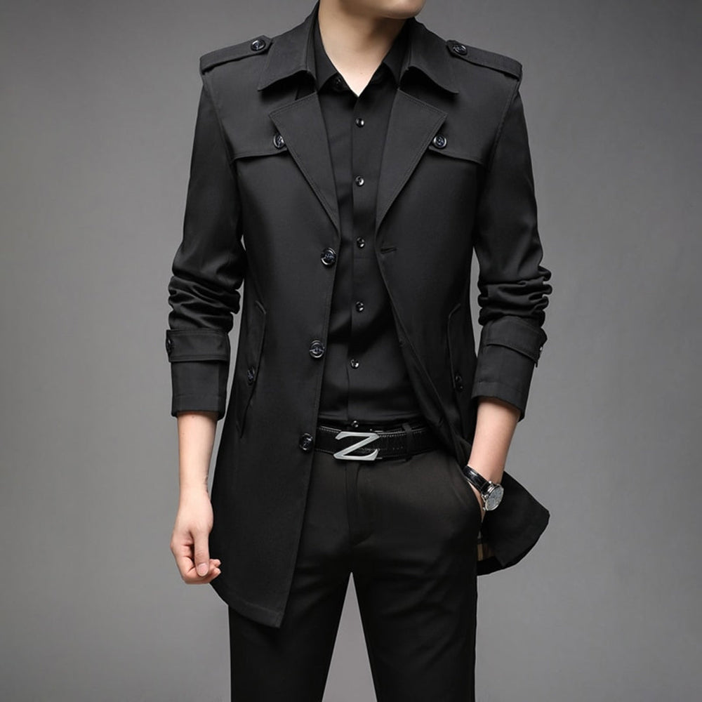 EB | Herren Stilvoller Trenchcoat - Wasserdicht & Winddicht