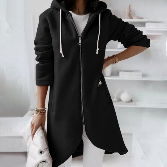 EB | Damen Longline Kapuzenjacke
