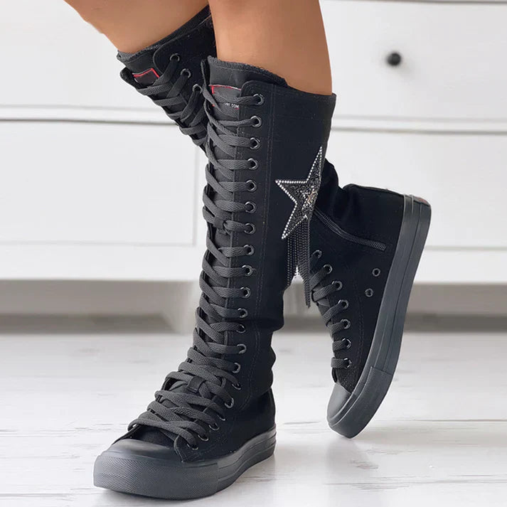 EB | Schnürstiefel mit Quasten