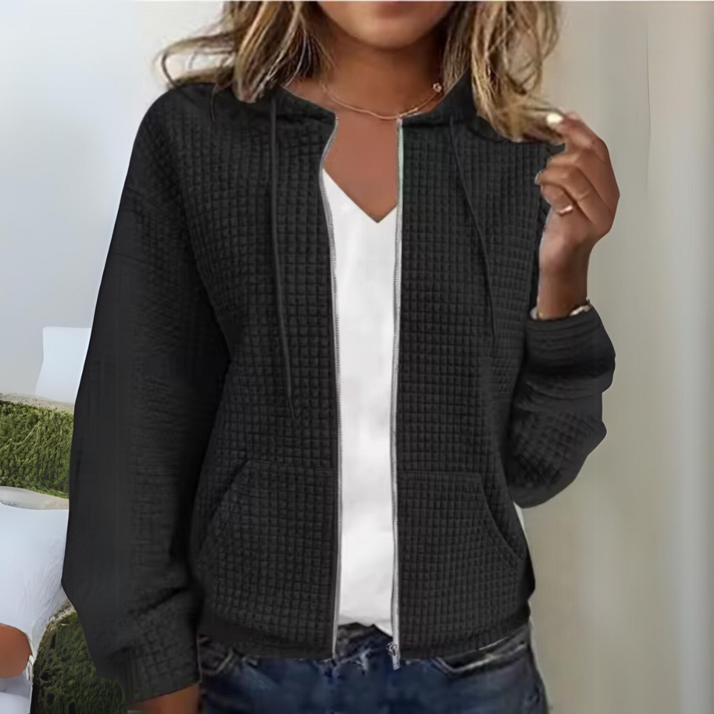 EB | Freizeitjacke mit Reißverschluss und Kapuze