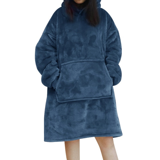 EB | Weiches Kapuzenpullover-decke Polyester Bequem und Warm