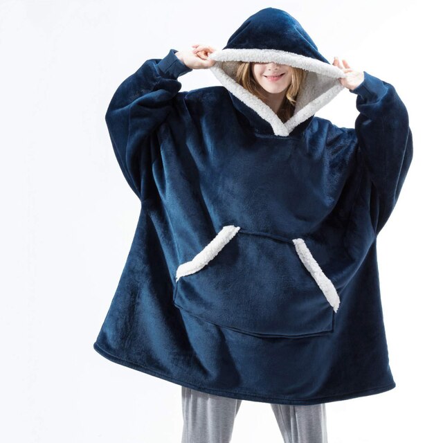 EB | Weiches Kapuzenpullover-decke Polyester Bequem und Warm