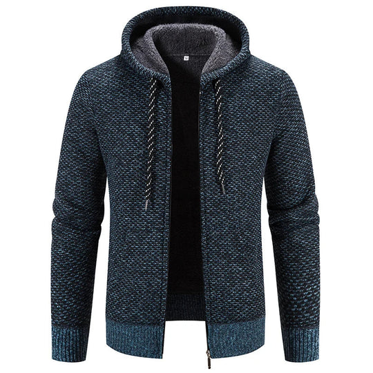 EB - Lässige Herbst Strickjacke mit Kapuze für Männer