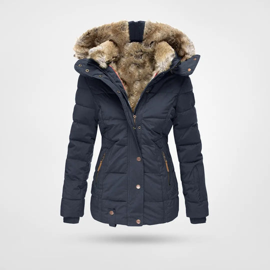 EB | Warme modische Winterjacke mit Innenfutter und Kapuze