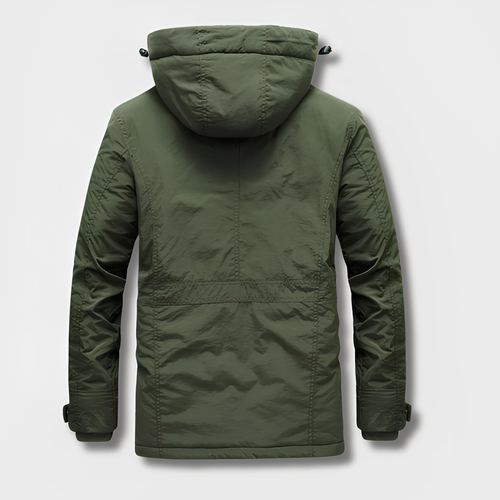 EB | Militärisch inspirierte Winterjacke mit Kapuze