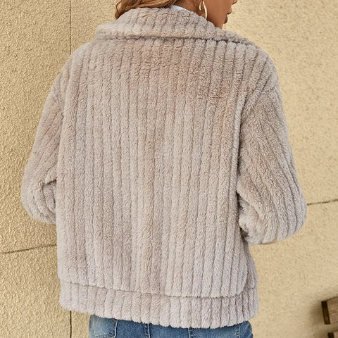 EB | Luxuriöser Plüsch-Fleece-Jacke