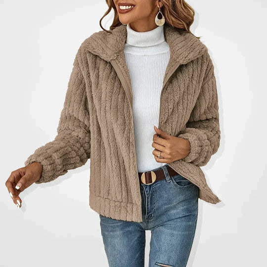 EB | Luxuriöser Plüsch-Fleece-Jacke