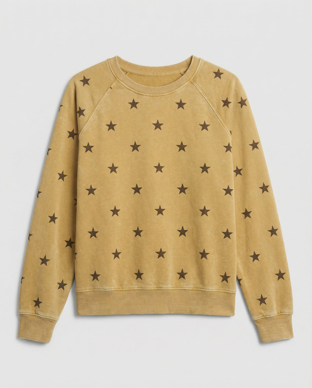 EB | Lässiges Sweatshirt mit Sternmuster Langärmeliges Design Weich und Bequem