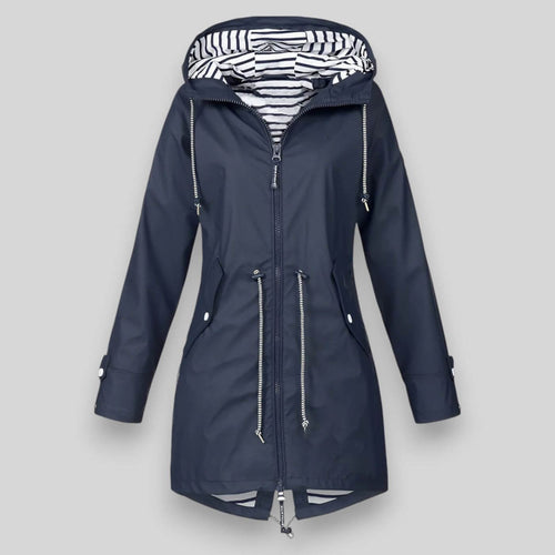EB | Damen Wasserdichte Jacke Elegant und Praktisch Regenbekleidung