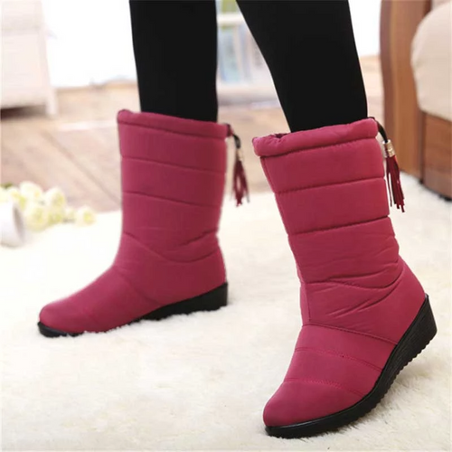EB | Damen Wasserdichte Winter Warme Baumwollstiefel