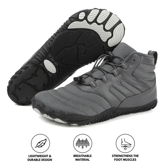 EB | Damen Warme Winterstiefel - Bequemes & Rutschfestes Barfuß-Design