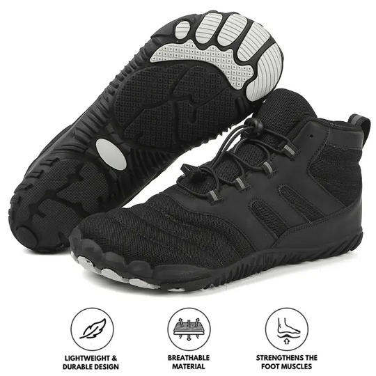 EB | Damen Warme Winterstiefel - Bequemes & Rutschfestes Barfuß-Design