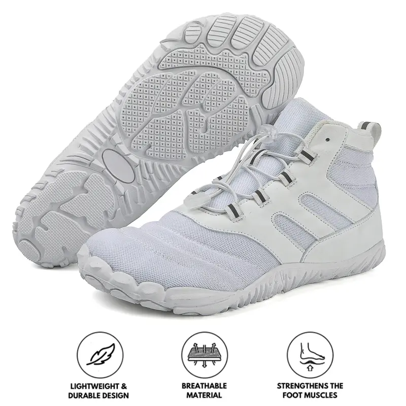 EB | Damen Warme Winterstiefel - Bequemes & Rutschfestes Barfuß-Design