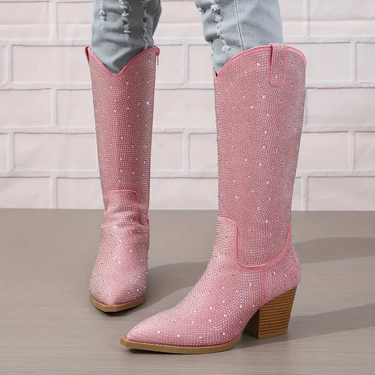 EB | Glitzernde Cowboy-Stiefel