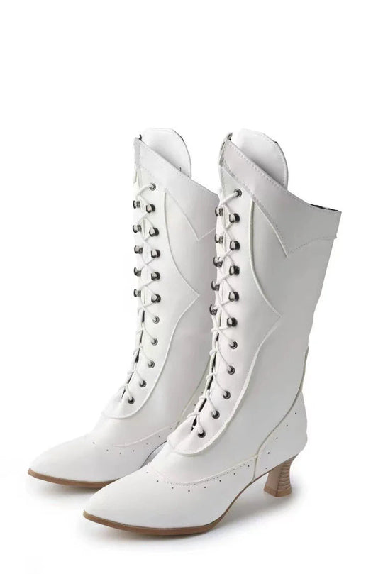 EB | Stiefeletten Damen - Strukturierter Schnitt mit Absatz