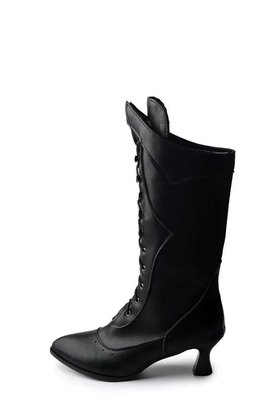 EB | Stiefeletten Damen - Strukturierter Schnitt mit Absatz