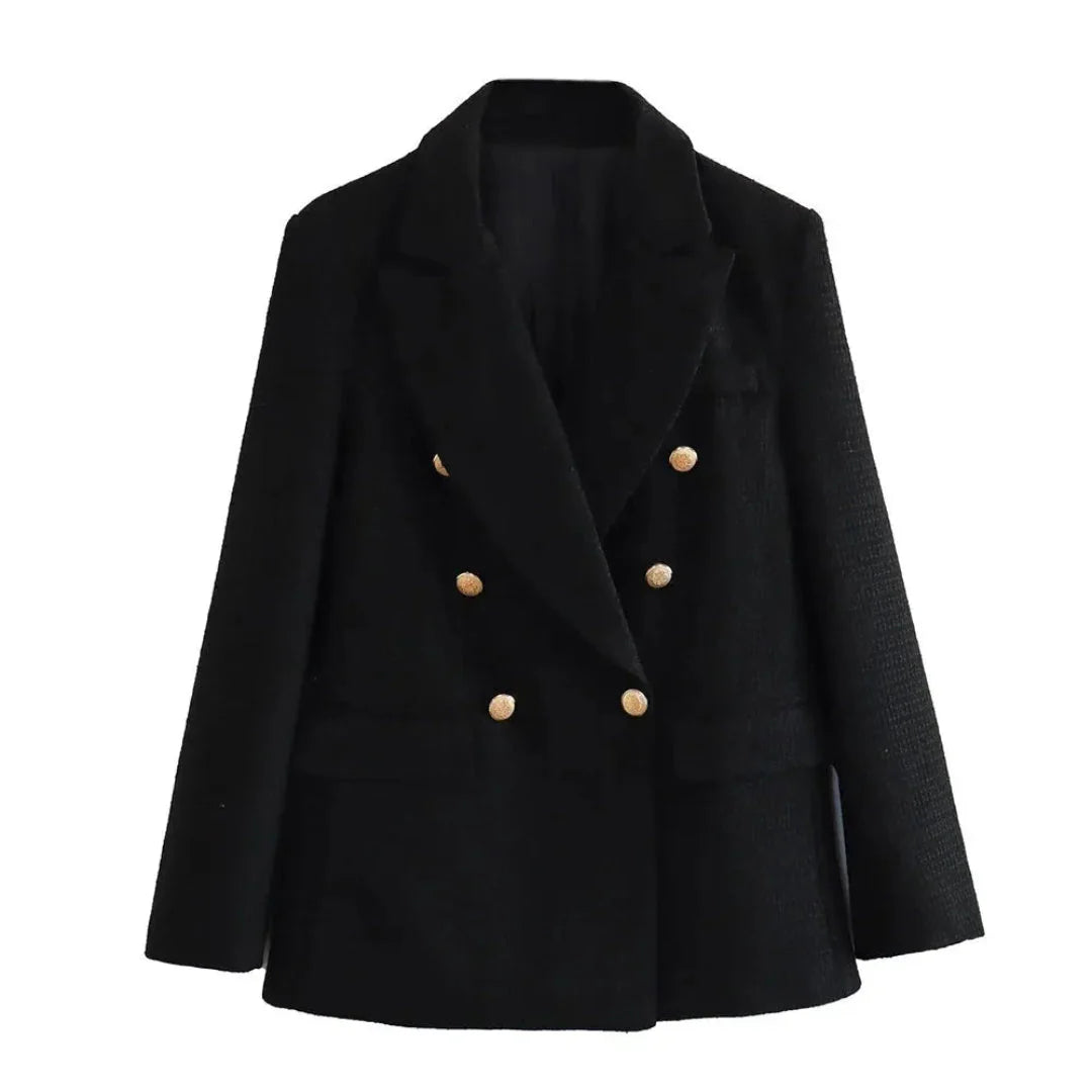 EB | Texturierte Doppelreiher-Jacke