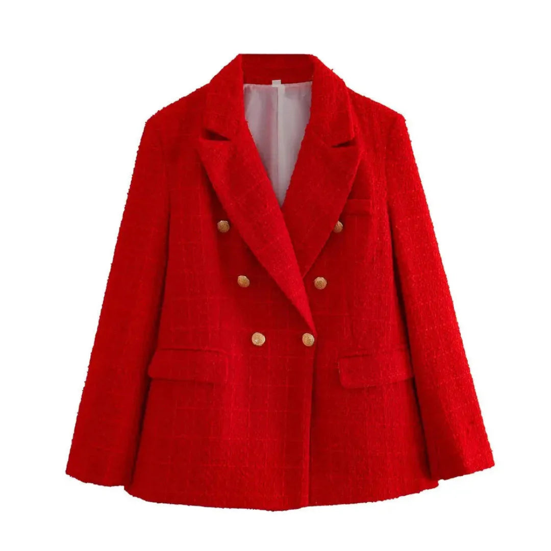 EB | Texturierte Doppelreiher-Jacke