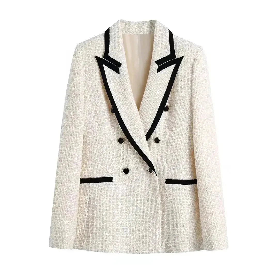 EB | Texturierte Doppelreiher-Jacke