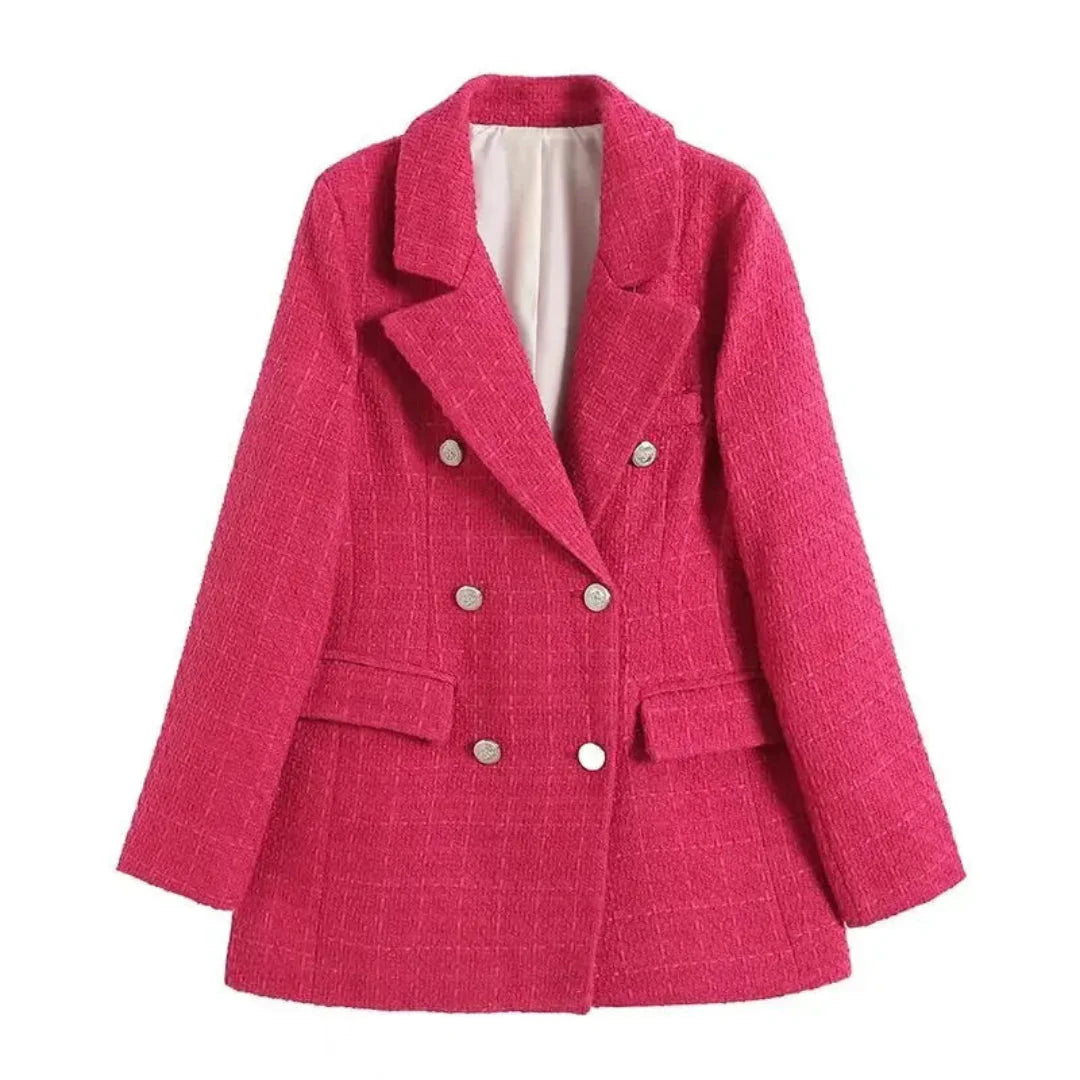 EB | Texturierte Doppelreiher-Jacke