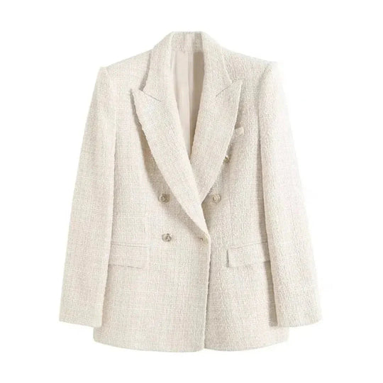 EB | Texturierte Doppelreiher-Jacke