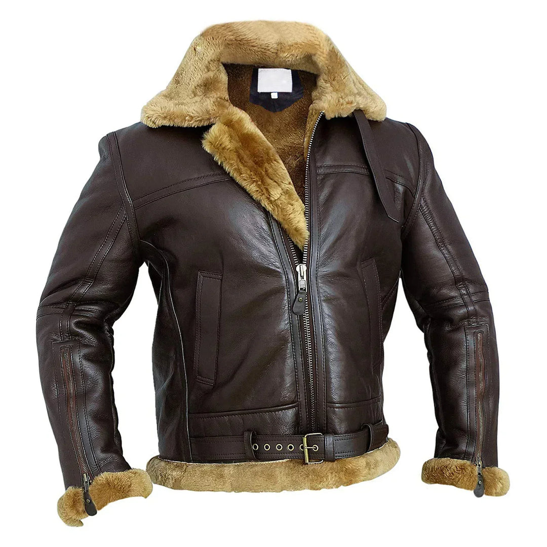 EB – Ginger Echt Schafsbomberjacke