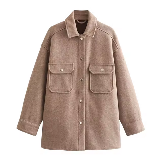 EB | Damen Wollhemdjacke