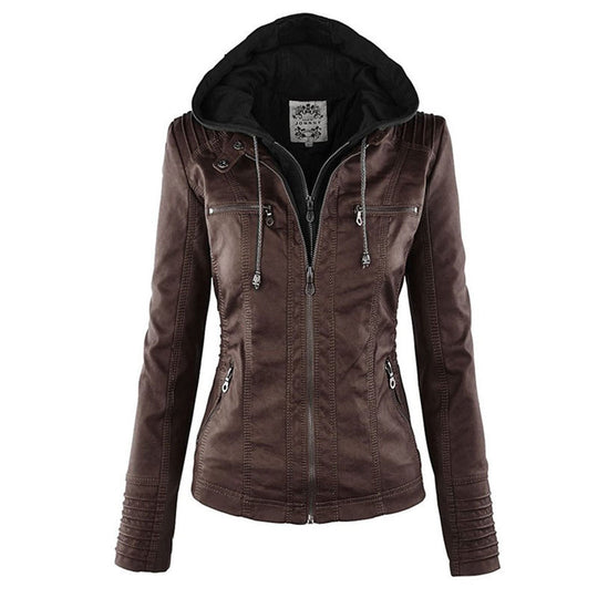 EB | Vegane Leder Damenjacke