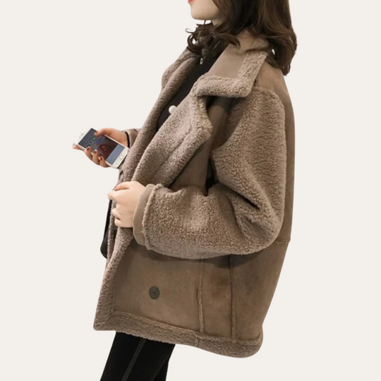 EB | Trendig Wildlederjacke für Frauen