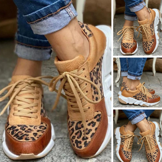 Sneaker Mit Leopardenmuster & ChunkySohle EB