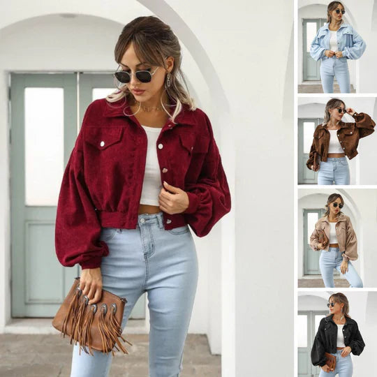 EB | Damen Gekürzt Jacke Winter