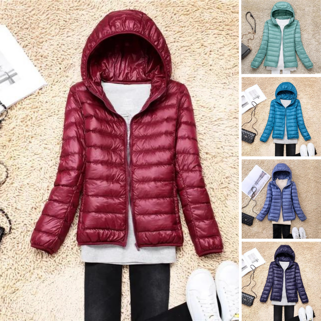 EB | Klassischer Down-Winterparka für Frauen Perfekt für Outdoor-Aktivitäten
