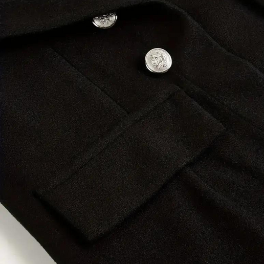 EB | Blazer mit Vorderknöpfen in Schwarz - Stilvoll und Vielseitig