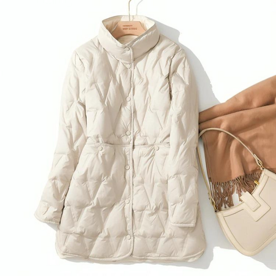 EB | Winter Leichte Mittellange Doppelseitige Daunenjacke
