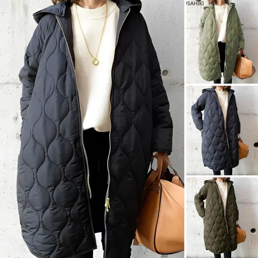 EB | Gemusterter Parka mit Kapuze