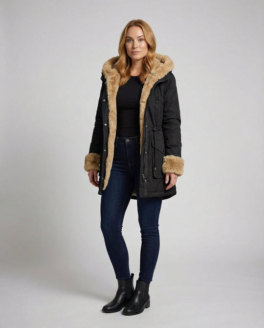 Warme Damen Winterjacke | EB