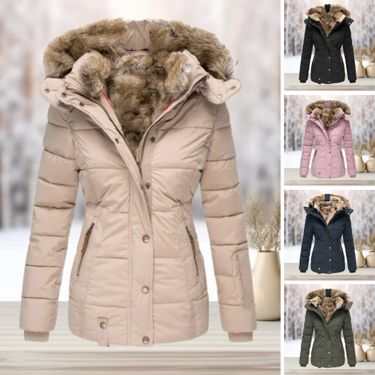 EB | Damen Pufferjacke Winter Elegant