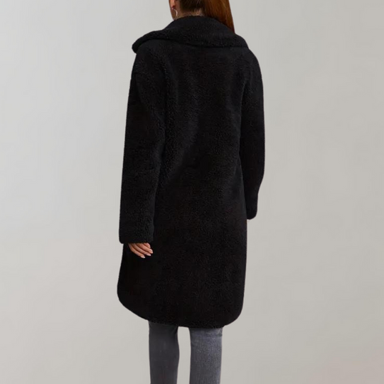 EB | Oversized Teddyjacke mit Kapuze Fleece Gemütlich und Warm