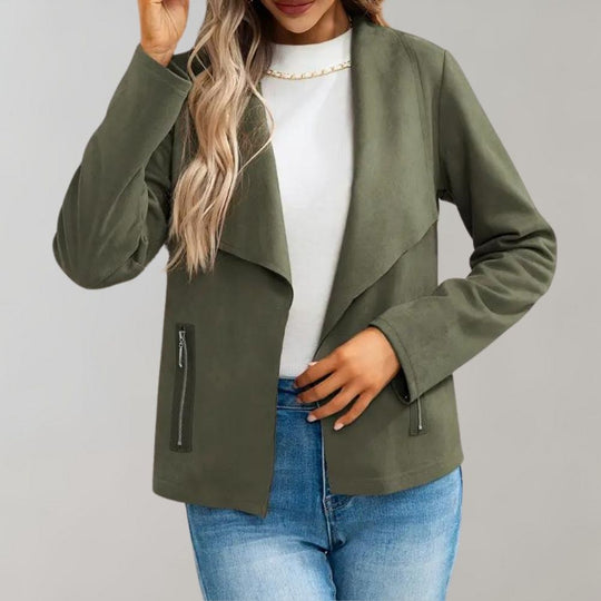 EB | Weiche Wildlederjacke Leicht und Stilvoll Zeitloses Design