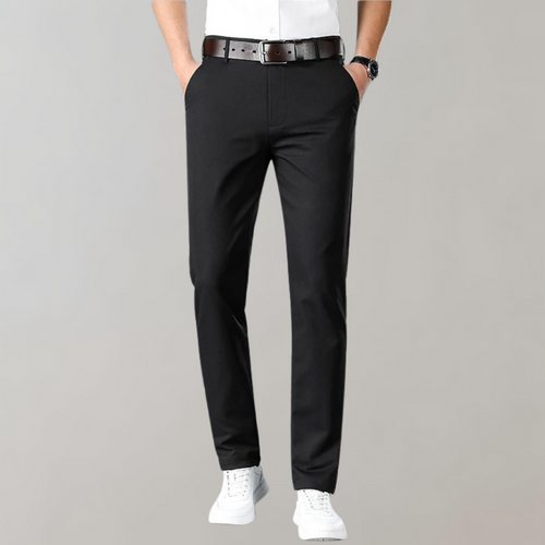 EB | Chinos Slim Fit Baumwollmischung Flache Front Business Lässig Stil