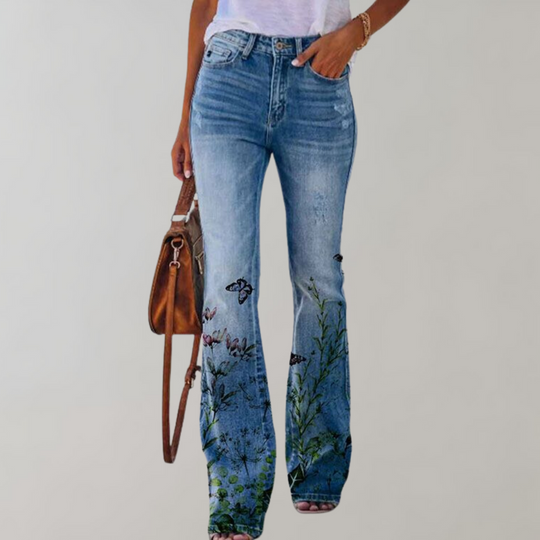 EB | Ausgestellte Hose mit Knopfleiste