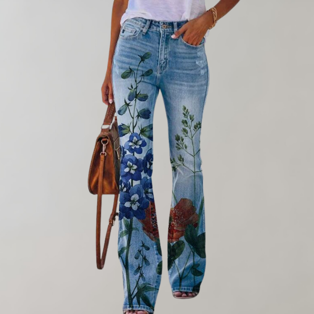EB | Ausgestellte Hose mit Knopfleiste