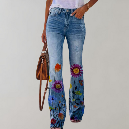 EB | Ausgestellte Hose mit Knopfleiste