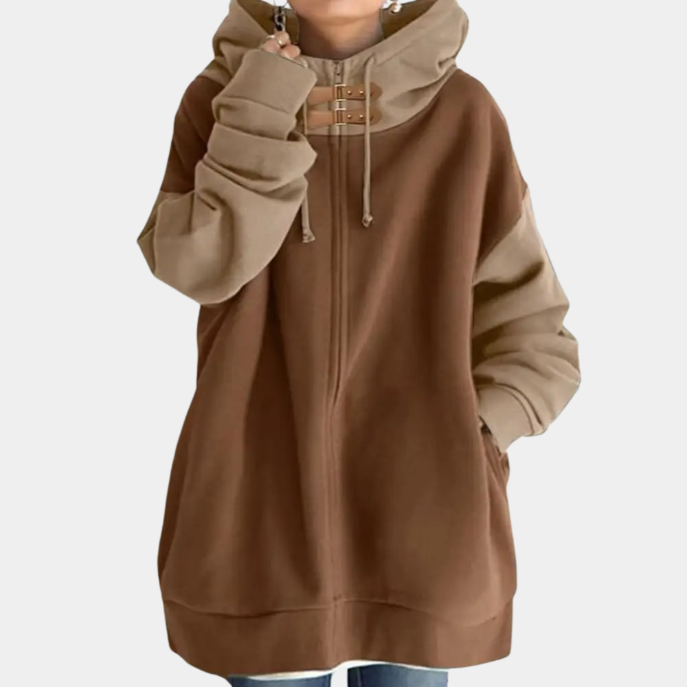 EB | Stylische Damenjacke mit Reißverschluss für die Herbstsaison