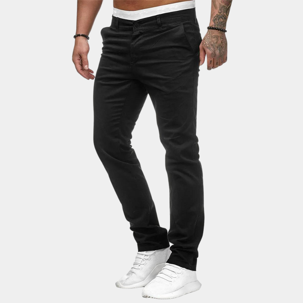 EB | Slim Fit Weiches Baumwoll Lange Länge Alltags tauglich