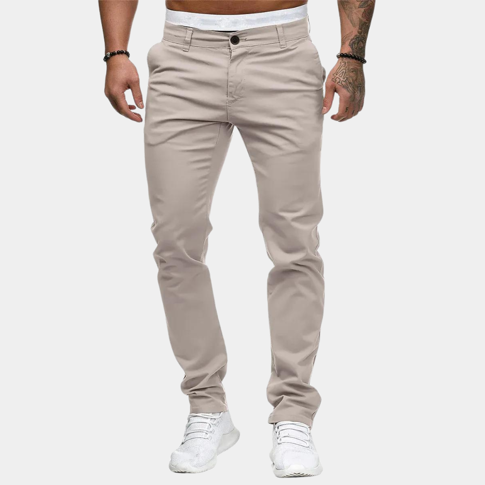 EB | Slim Fit Weiches Baumwoll Lange Länge Alltags tauglich