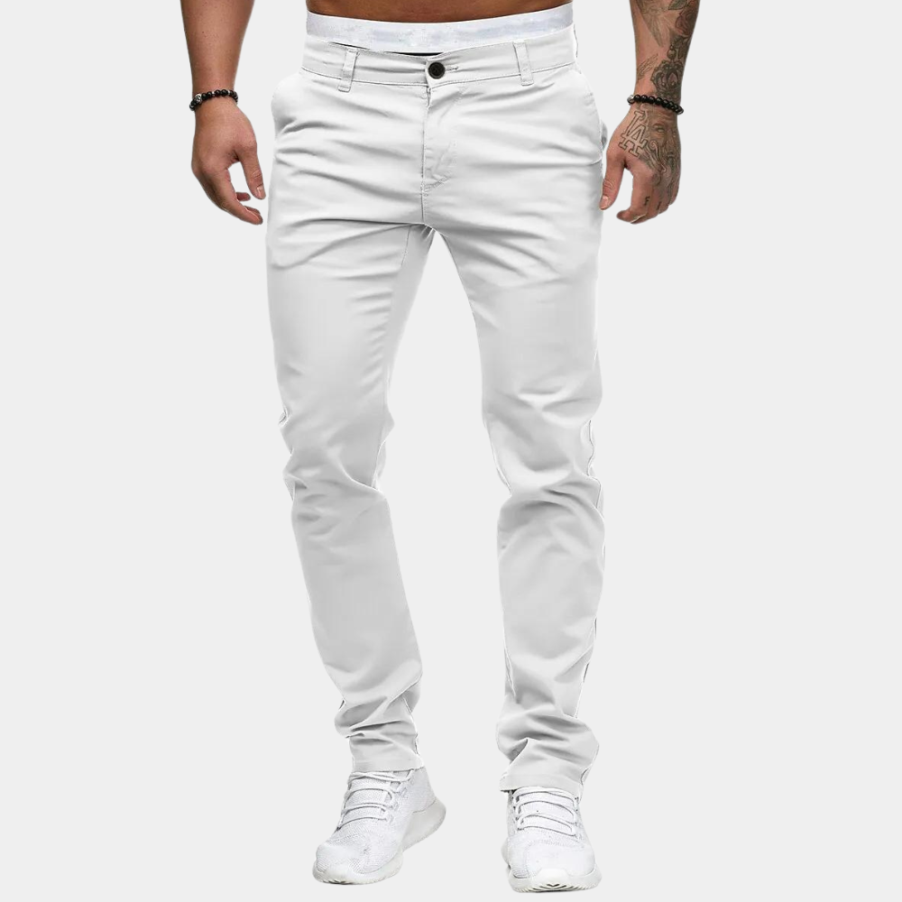 EB | Slim Fit Weiches Baumwoll Lange Länge Alltags tauglich