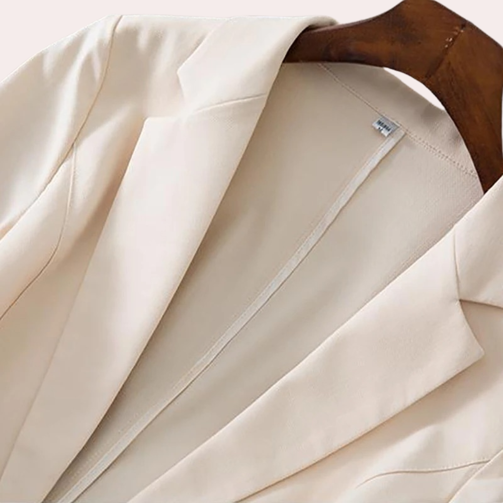 EB | Blazer mit 3/4 Ärmeln Polyester Elegant und Vielseitig